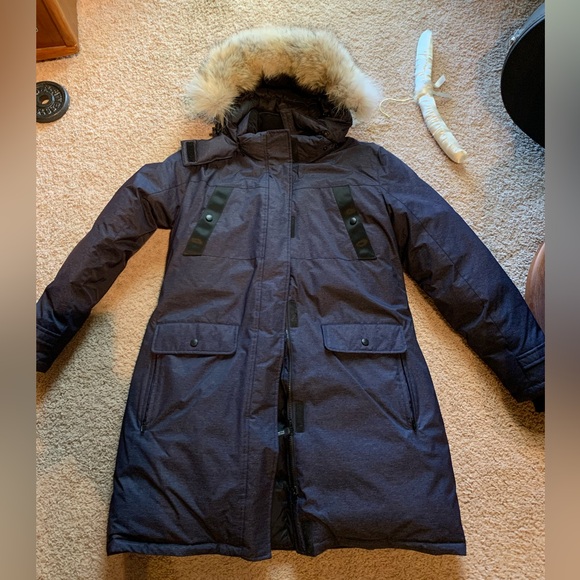 Triple FAT Goose Astraea down parka womens 2XL navy - Picture 2 of 8